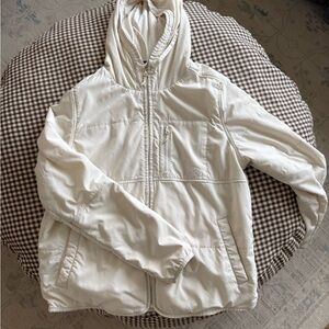 The North Face Women's Cream Hooded Ski Jacket